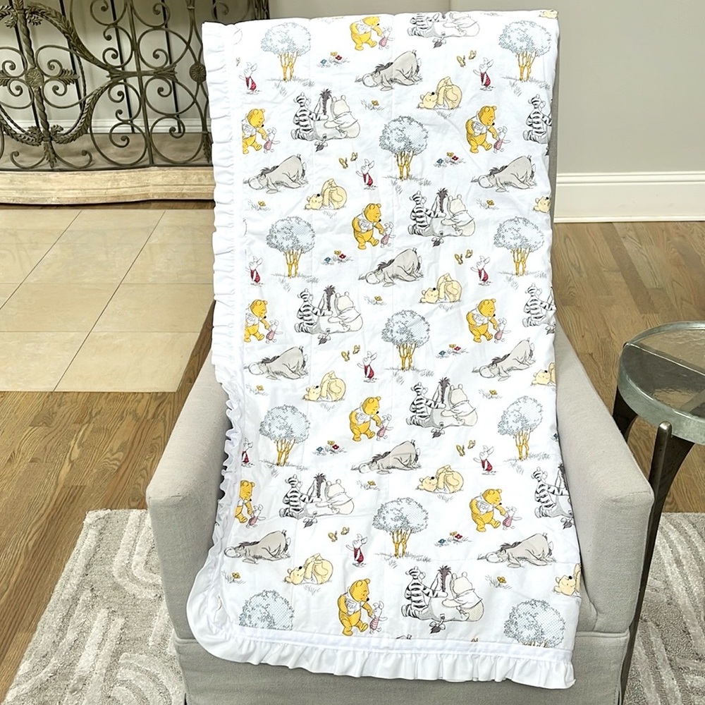 Vintage Winnie the Pooh Baby Quilt